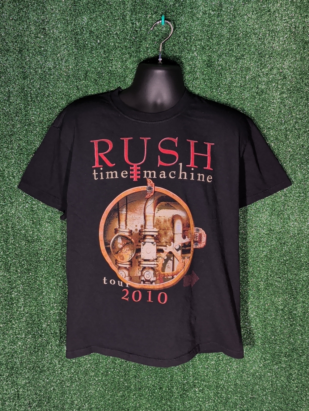 2010 Rush Time Machine Usa Tour Band Music Mens T-Shirt Size L